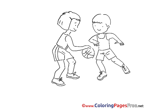 Children Football Coloring Pages free