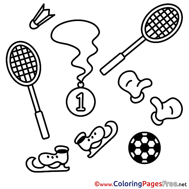 Equipment Children Coloring Pages free