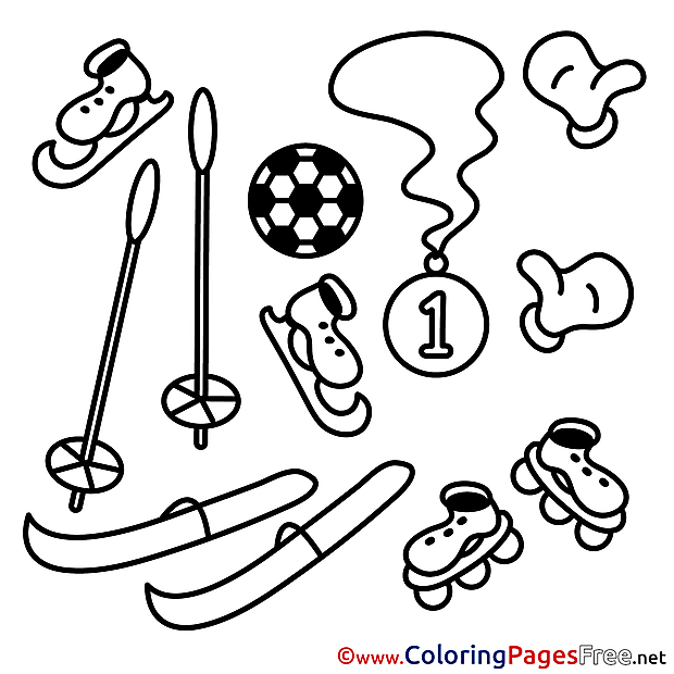 Equipment Coloring Sheets download free