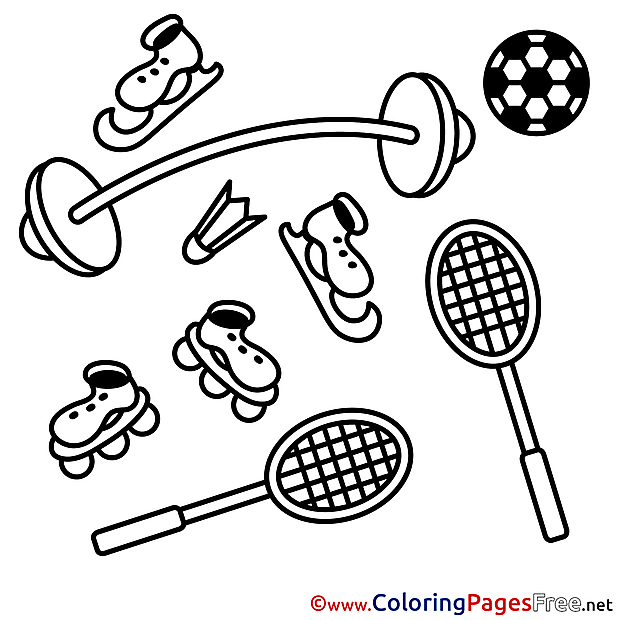 Equipment download printable Coloring Pages