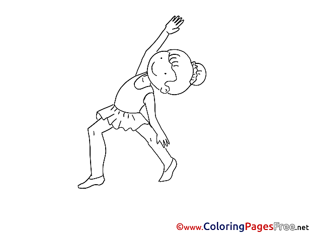 Exercises Kids download Coloring Pages