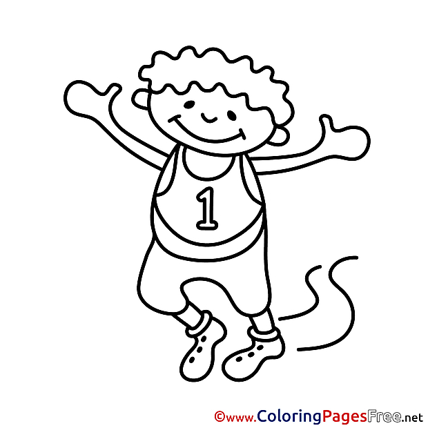 First Place Colouring Sheet download free