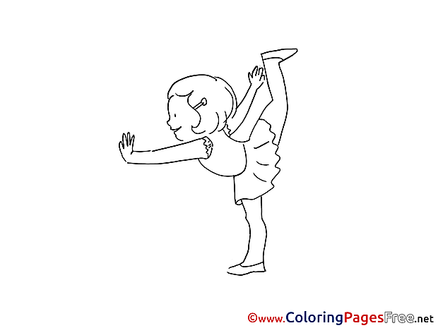 Fitness Coloring Sheets download free