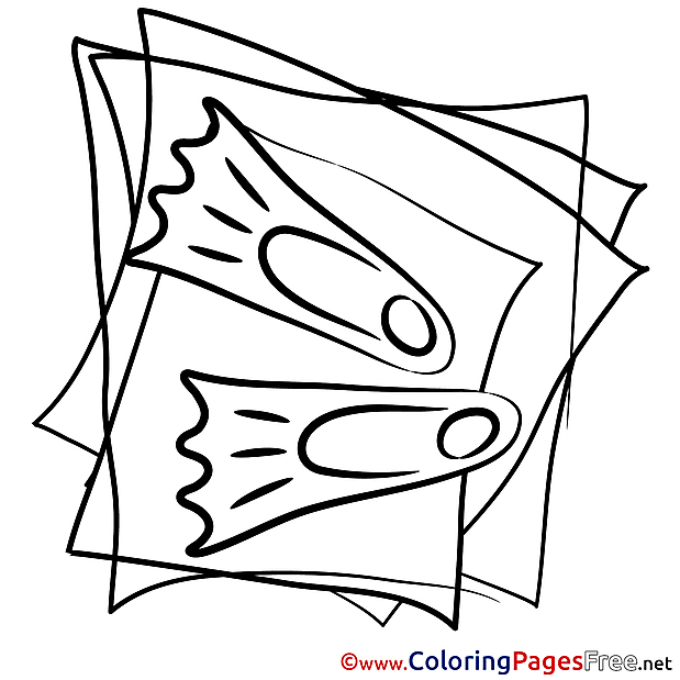 Flippers free printable Coloring Sheets