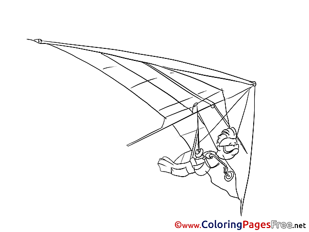 Glider Coloring Pages for free