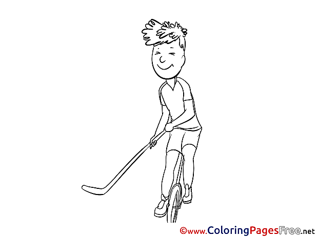 Golf Kids free Coloring Page