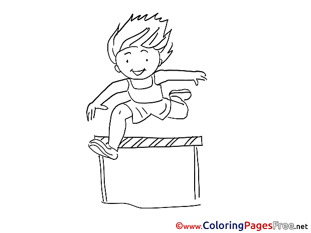 Jumps download printable Coloring Pages