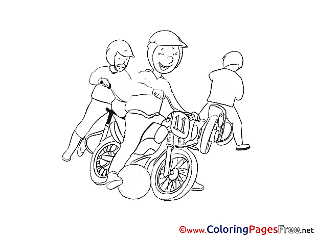 Motoball Colouring Sheet download free