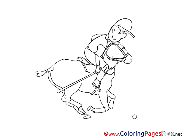 Polo Children Coloring Pages free