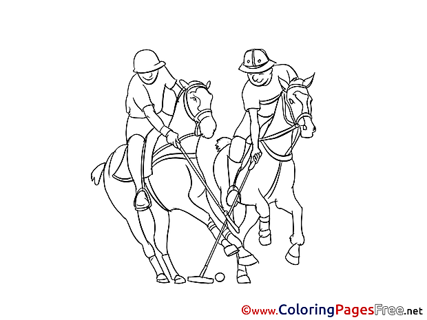 Polo free Colouring Page download
