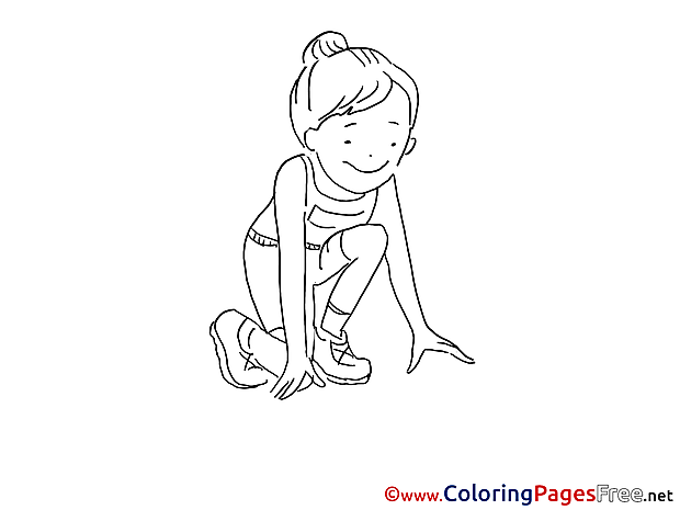 Running printable Coloring Sheets download