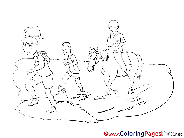 Stroll Kids download Coloring Pages