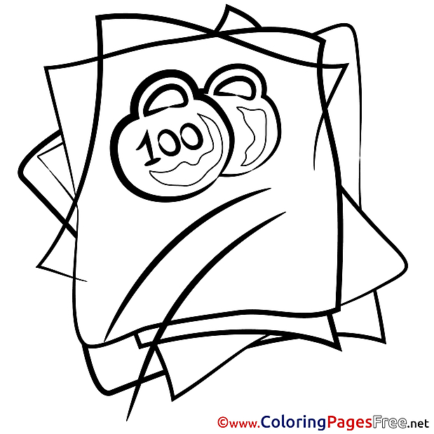 Weights Colouring Sheet download free