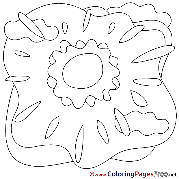 Sun for Kids Summer Colouring Page