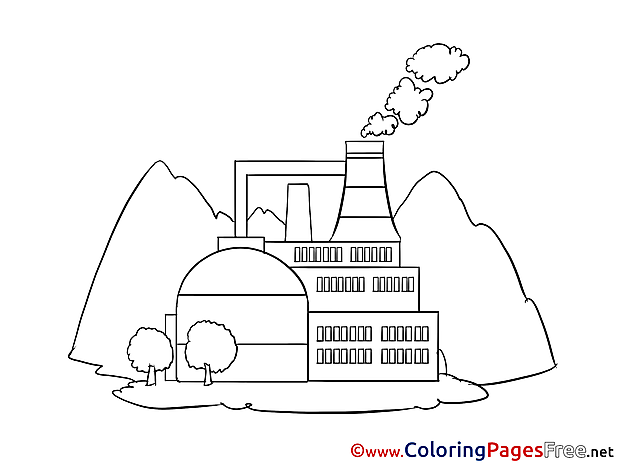 Factory Coloring Sheets download free