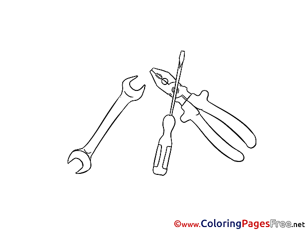 Instruments for free Coloring Pages download