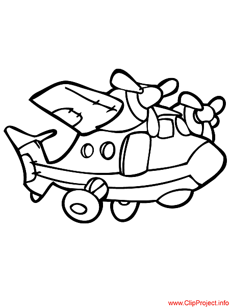 Aircraft coloring sheet