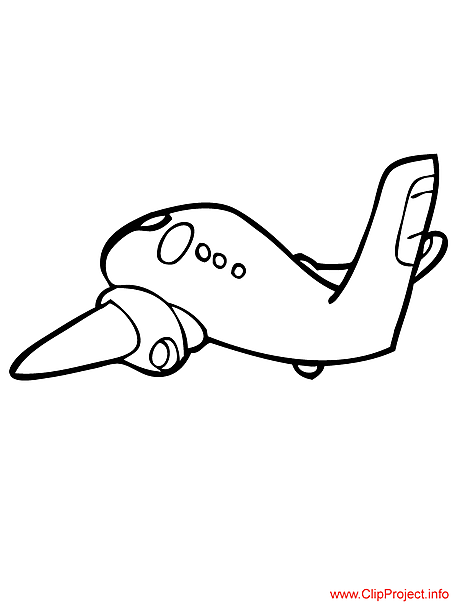 Aircraft image for coloring