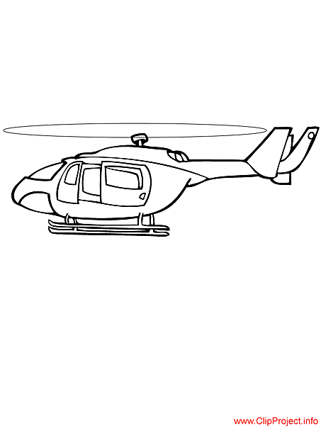 Helicopter coloring free
