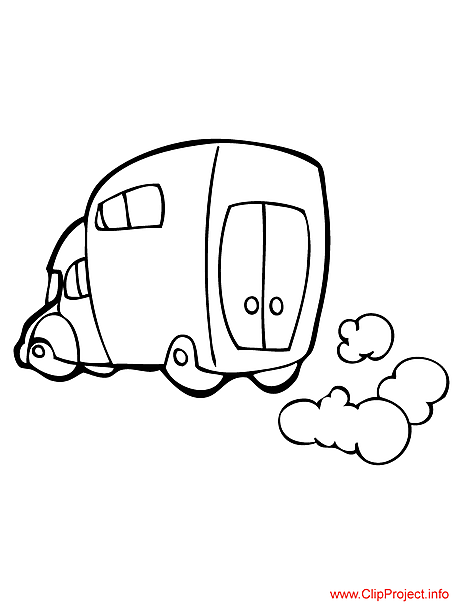 Lorry image to coloring