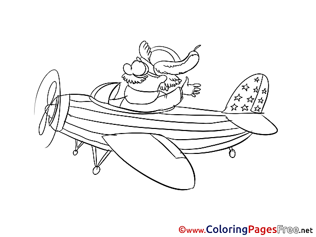 Pilot for free Coloring Pages download