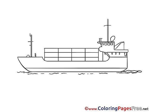 Tanker Kids download Coloring Pages