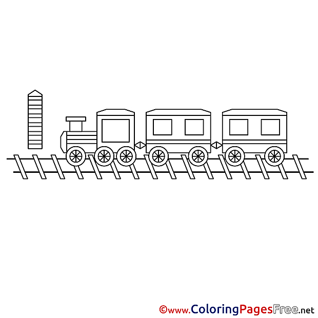 Train Coloring Sheets download free