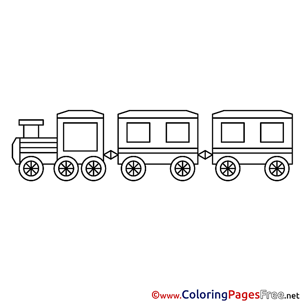 Train download printable Coloring Pages