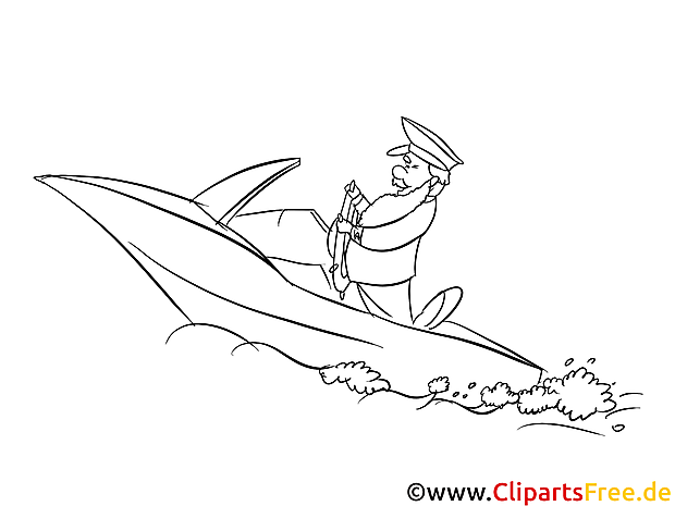 Yacht Kids free Coloring Page