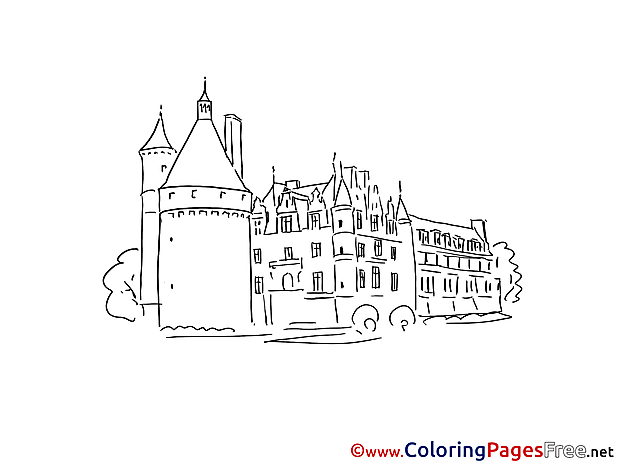 Castle download printable Coloring Pages