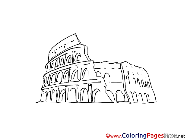 Coliseum Coloring Pages for free