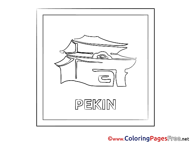 Pekin for Children free Coloring Pages