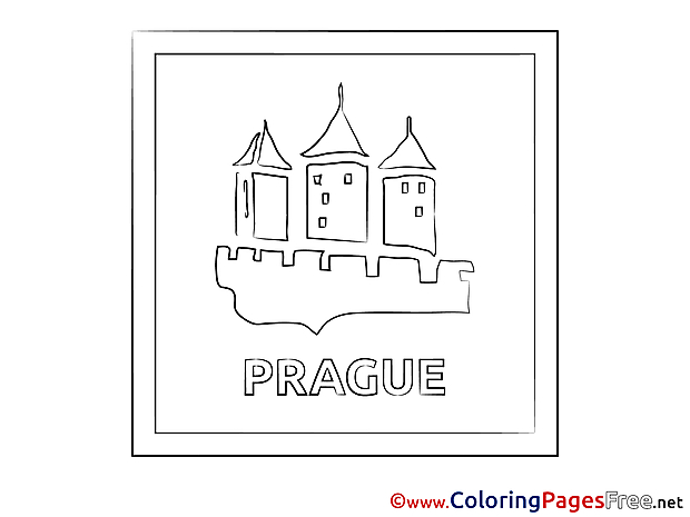 Prague download printable Coloring Pages