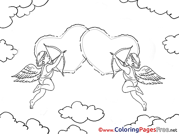 Amurs Kids Valentine's Day Coloring Pages