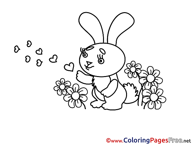 Ribbon download Valentine's Day Coloring Pages
