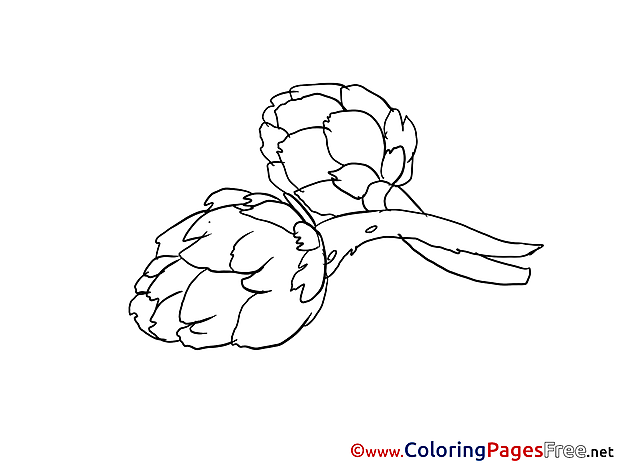 Children Coloring Pages free Vegetables