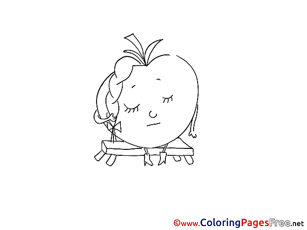 For free Coloring Pages Tomato download