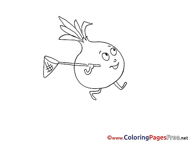 Onion Kids free Coloring Page