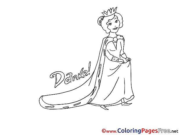 Princess Wedding download Coloring Pages for Free