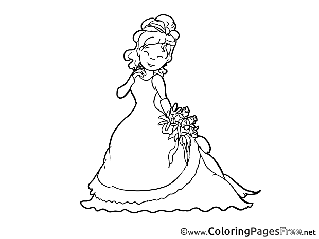 Wedding printable Coloring Sheets download