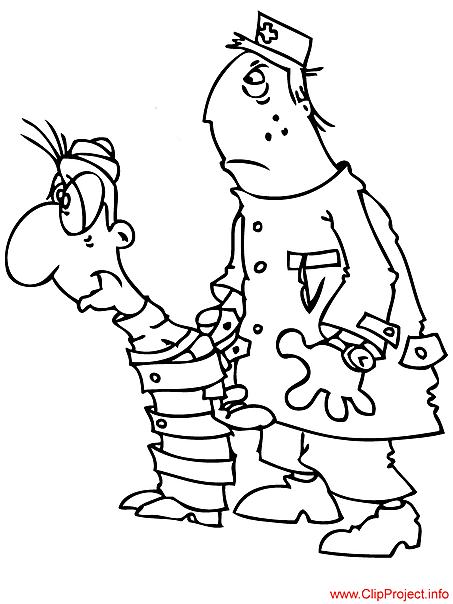 Doctor cartoon coloring pages work