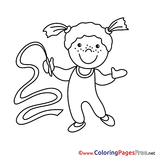 Gymnast printable Coloring Pages for free