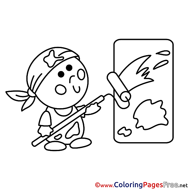 Kids download Coloring Pages Painter