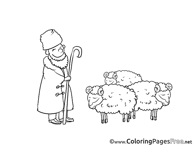 Shepherd for free Coloring Pages download