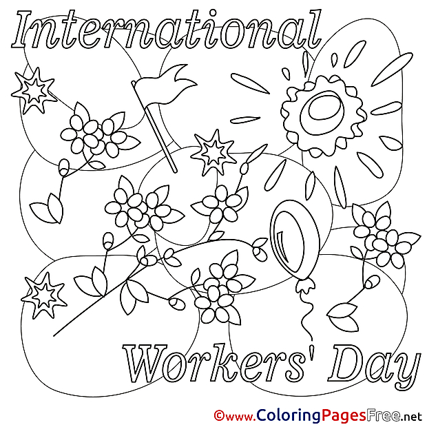 Sun Day free Coloring Pages