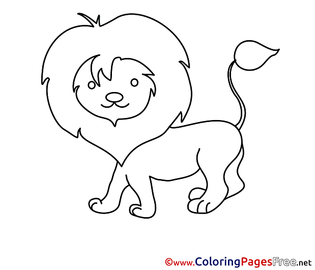 Lion printable Coloring Sheets download