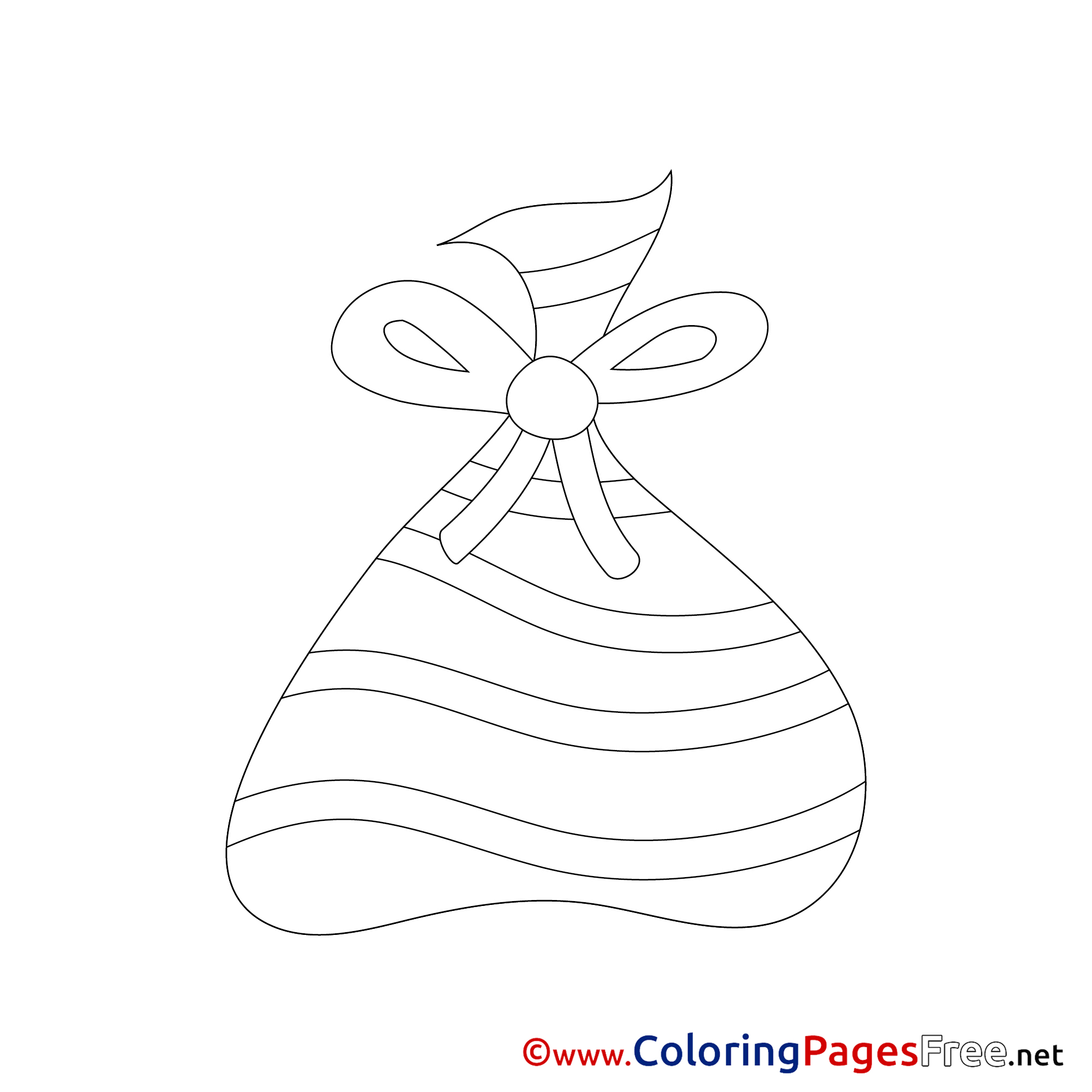 Bag Kids Advent Coloring Pages