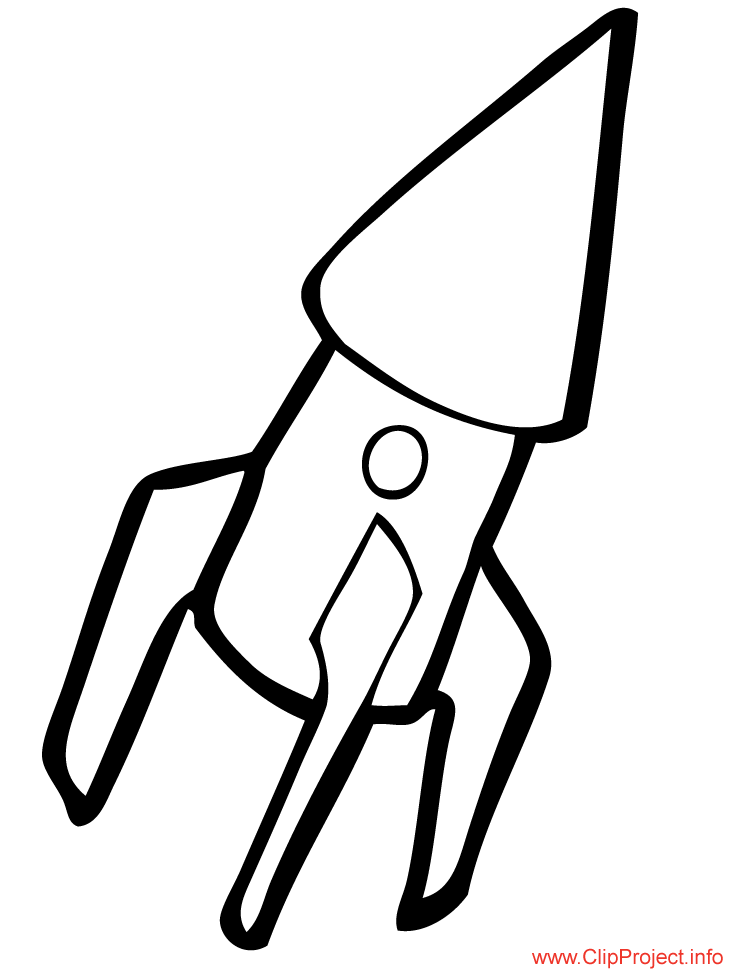 Rocket Coloring Page Free