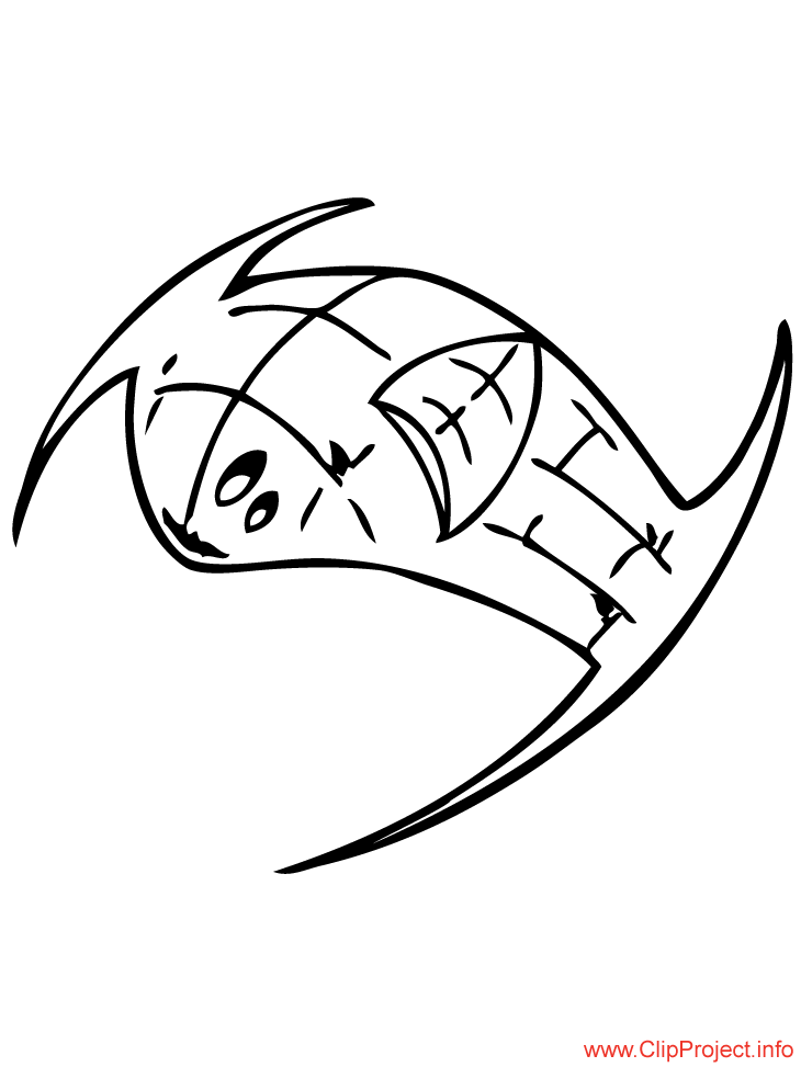 Spacecraft coloring sheet