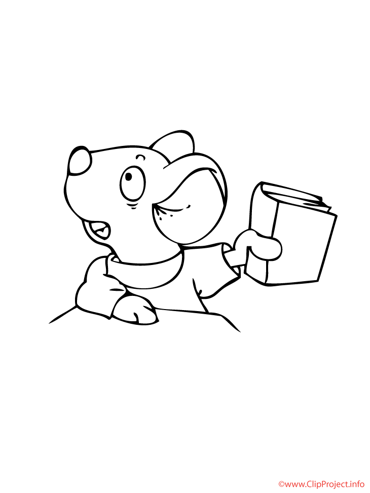 Mouse Printable Coloring Page Free